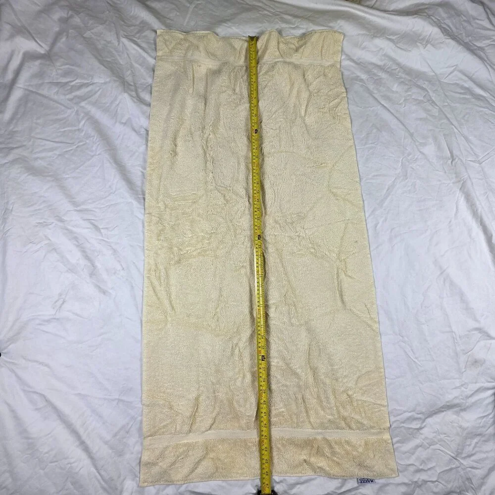 Vintage Martex New Splendor Cotton Bath Towel Beige Made In USA Soft Absorbent